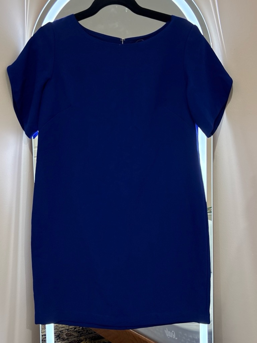French Connection Electric Blue Mini Shift Dress